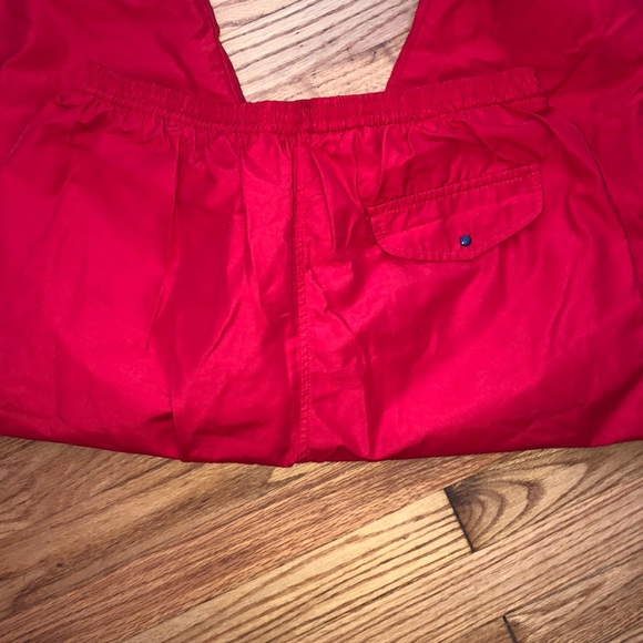Retro LL Bean red athletic pants L - Picture 4 of 5